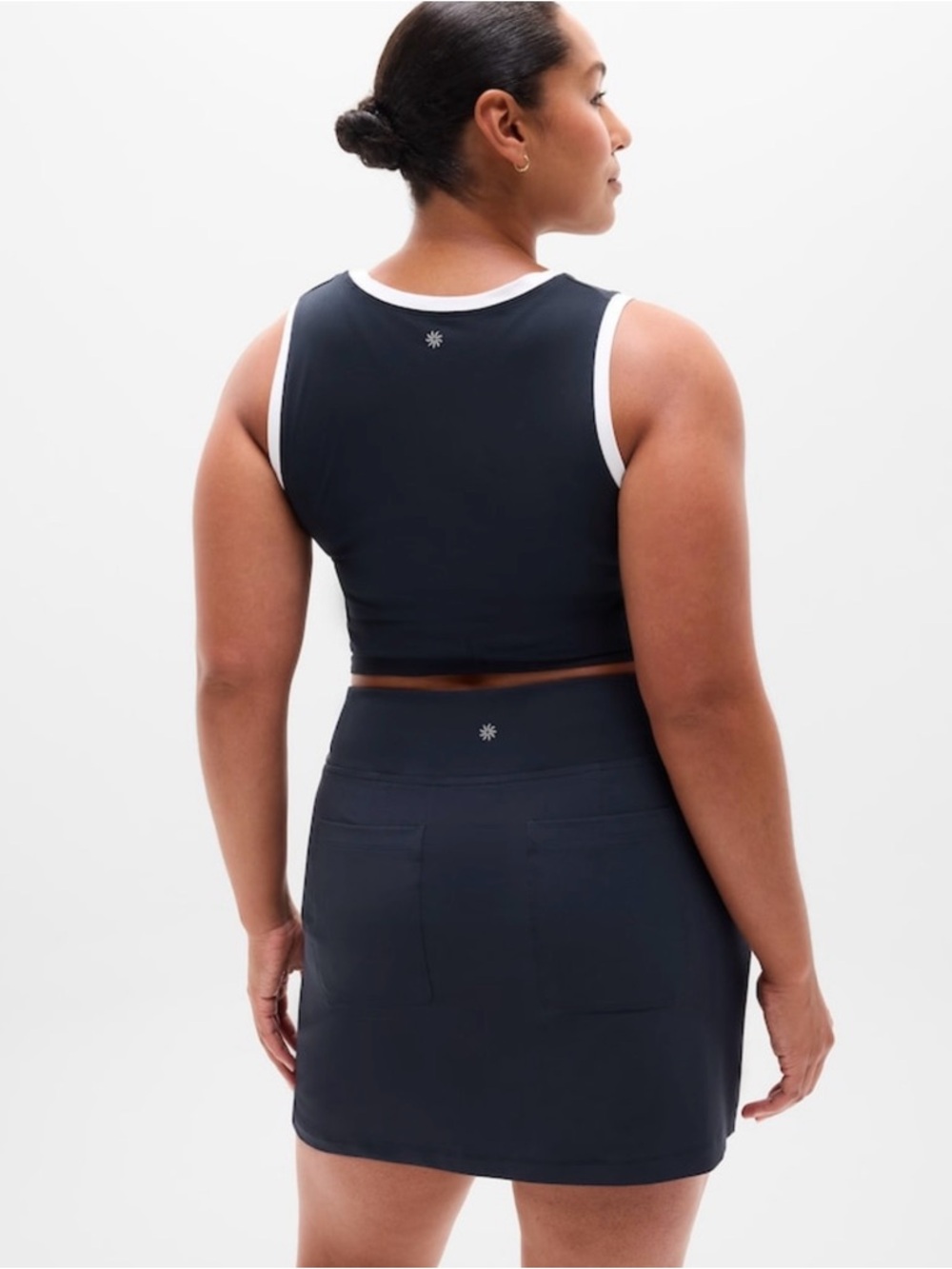 Athleta Navy Tee Time High Rise 15 “navy Blue Mini Skort - Picture 5 of 16
